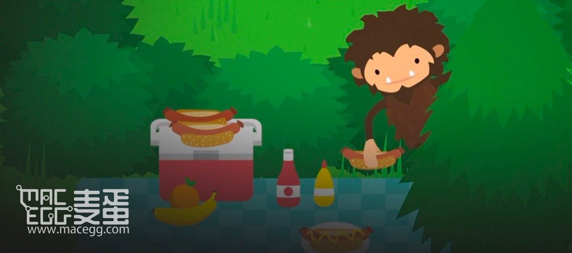 鬼鬼祟祟的大脚怪 Sneaky Sasquatch for Mac v1.9.10 中文原生版-麦蛋MacEgg-Mac软件-Mac游戏-电子书-免费下载