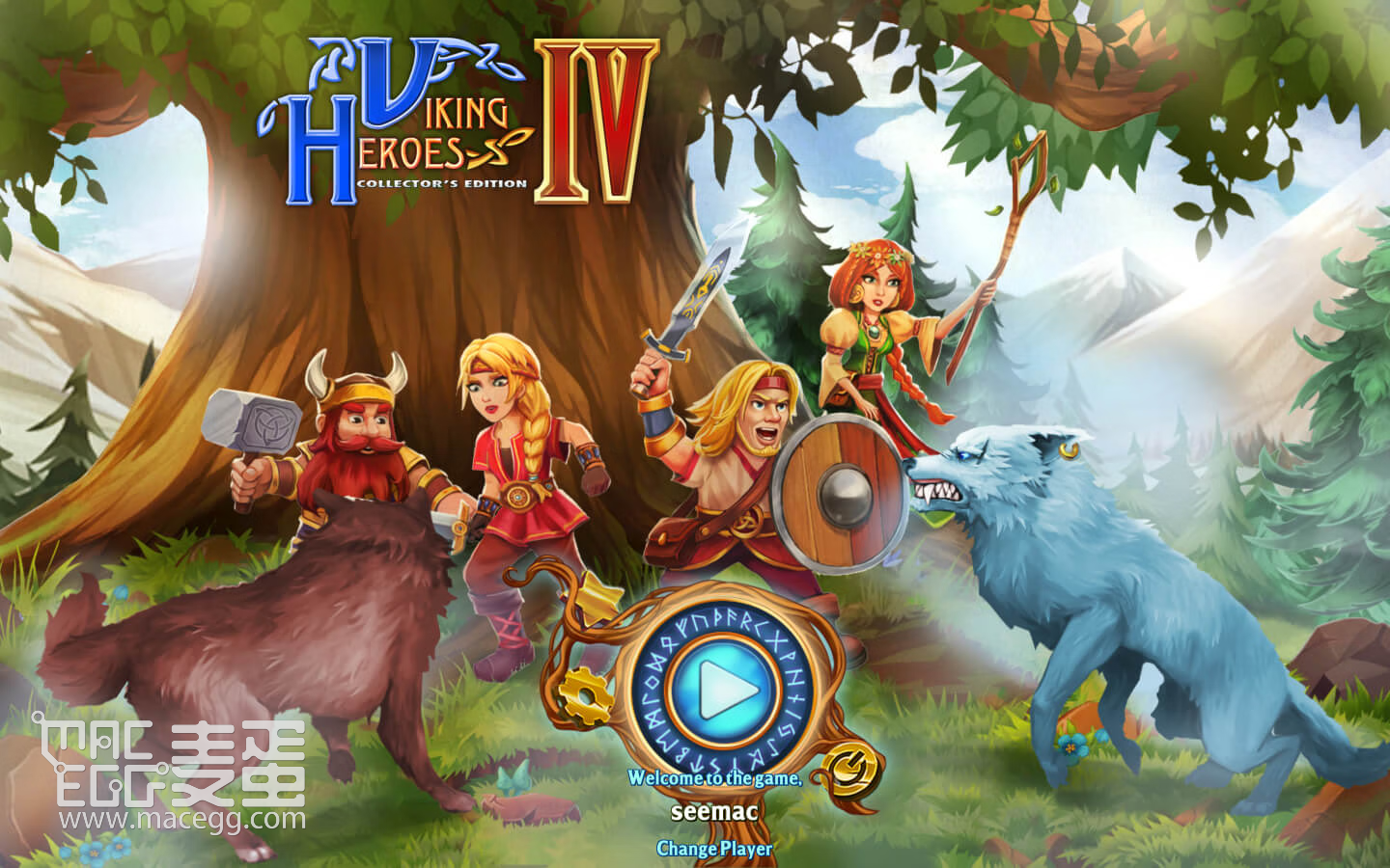 维京英雄4收藏版 Viking Heroes 4 Collector’s Edition for Mac v0.1 英文原生版-麦蛋MacEgg-Mac软件-Mac游戏-电子书-免费下载