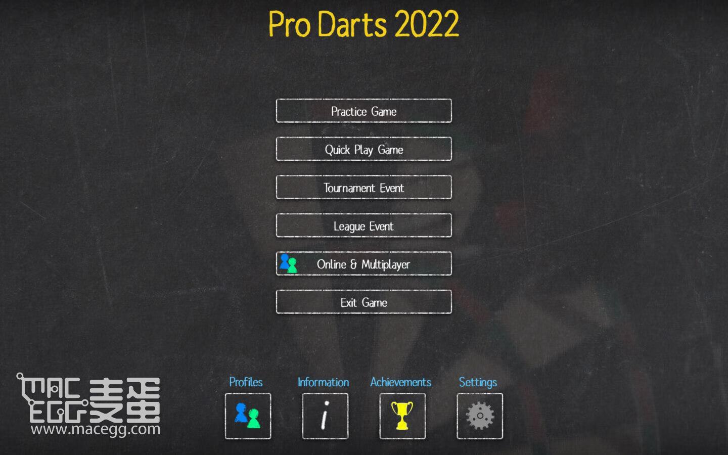专业飞镖2023 Pro Darts 2023+ for Mac v1.29 英文原生版-麦蛋MacEgg-Mac软件-Mac游戏-电子书-免费下载