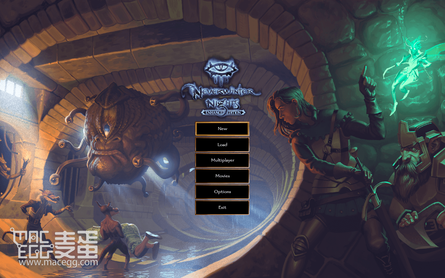 无冬之夜：增强版 Neverwinter Nights: Enhanced Edition for Mac v87.8193.35-40 英文原生版附DLC-麦蛋MacEgg-Mac软件-Mac游戏-电子书-免费下载