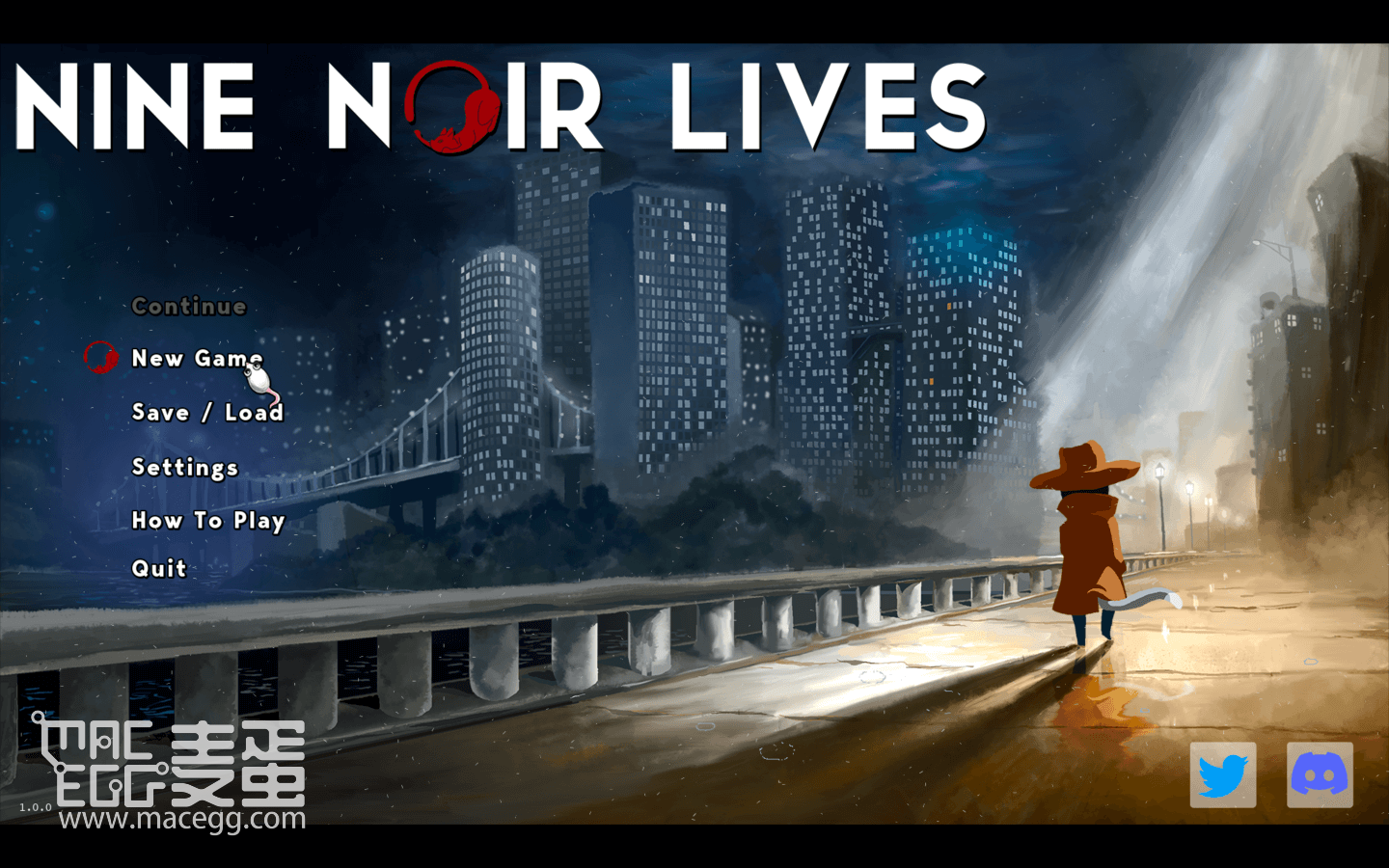 猫城谜案 Nine Noir Lives for Mac v1.0.2 英文原生版-麦蛋MacEgg-Mac软件-Mac游戏-电子书-免费下载