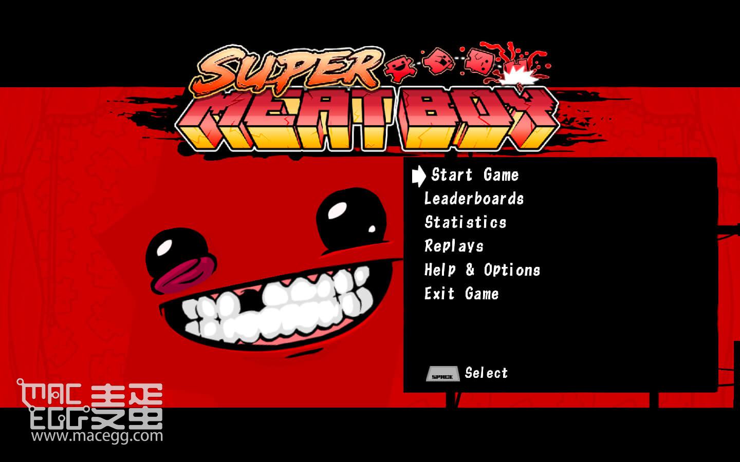 超级男孩 Super Meat Boy for Mac v1.0 英文原生版-麦蛋MacEgg-Mac软件-Mac游戏-电子书-免费下载