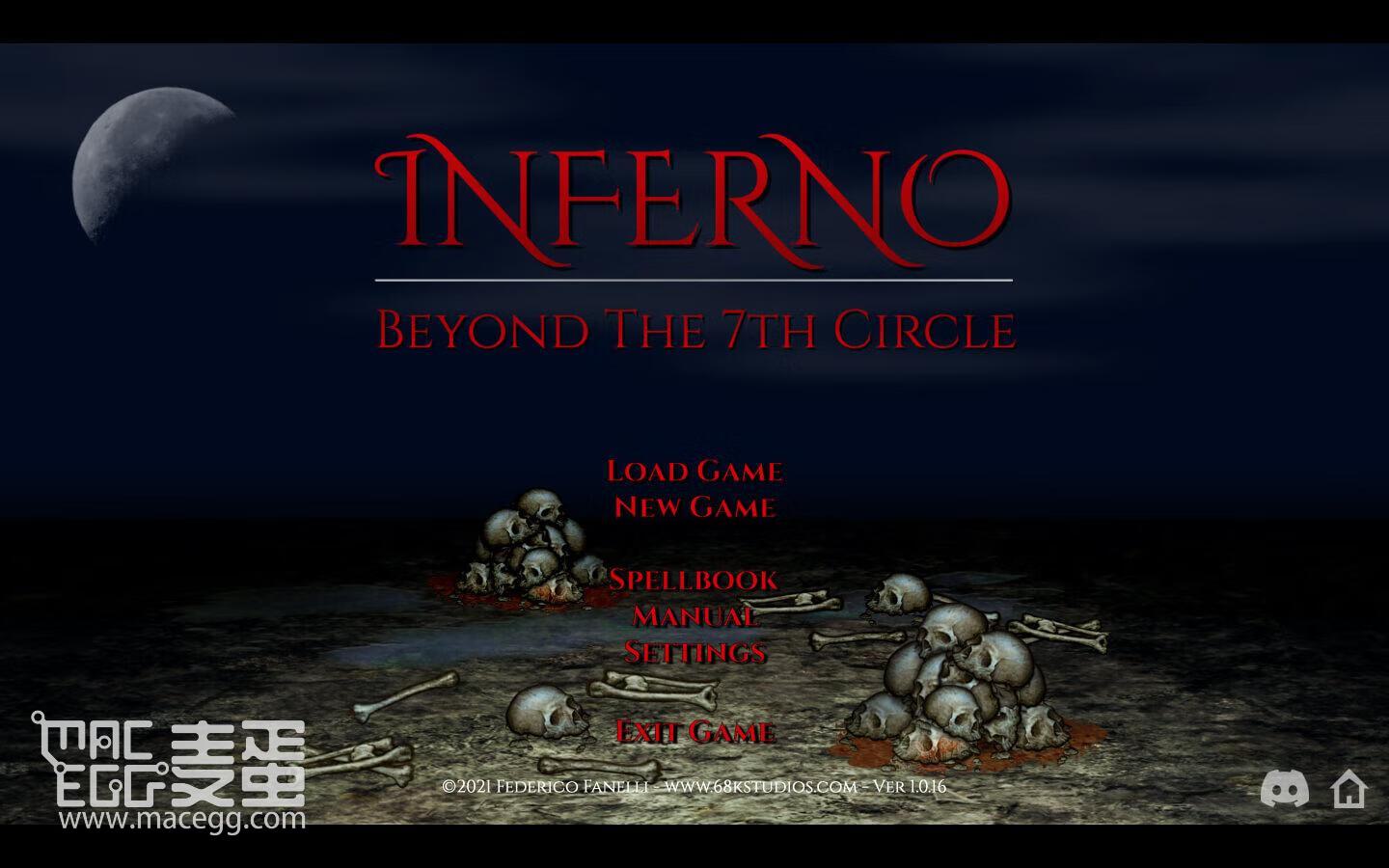 地狱：超越第七圈 Inferno – Beyond the 7th Circle for Mac v1.0.16 英文原生版-麦蛋MacEgg-Mac软件-Mac游戏-电子书-免费下载