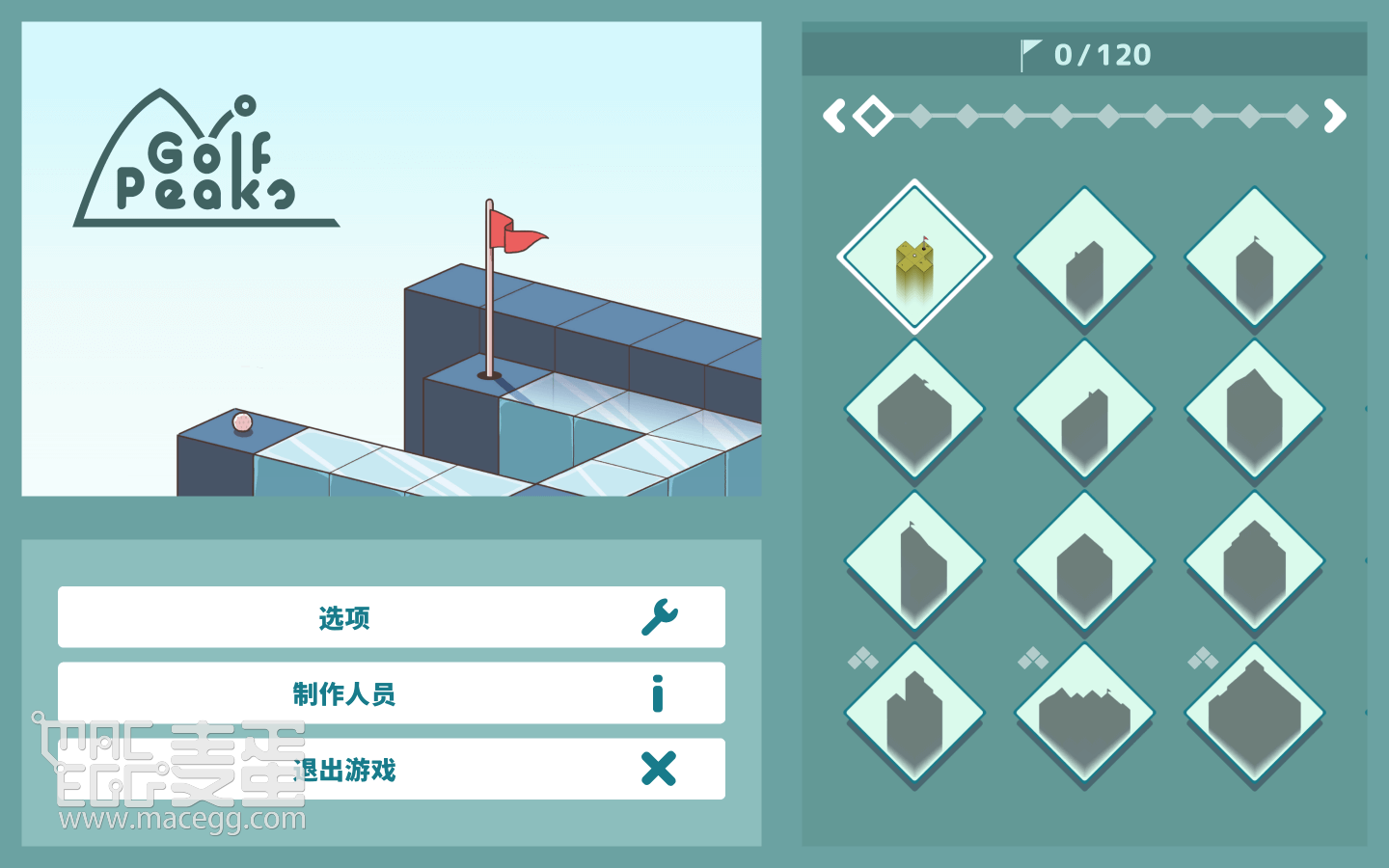 高尔夫之巅 Golf Peaks for Mac v3.51 中文原生版-麦蛋MacEgg-Mac软件-Mac游戏-电子书-免费下载