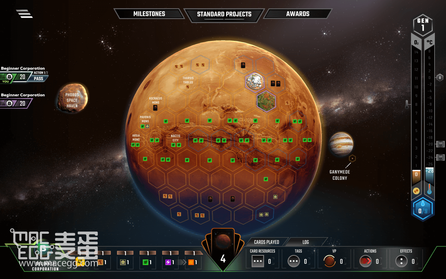 殖民火星 Terraforming Mars for Mac v2.0000.3.12730 英文原生版附DLC-3