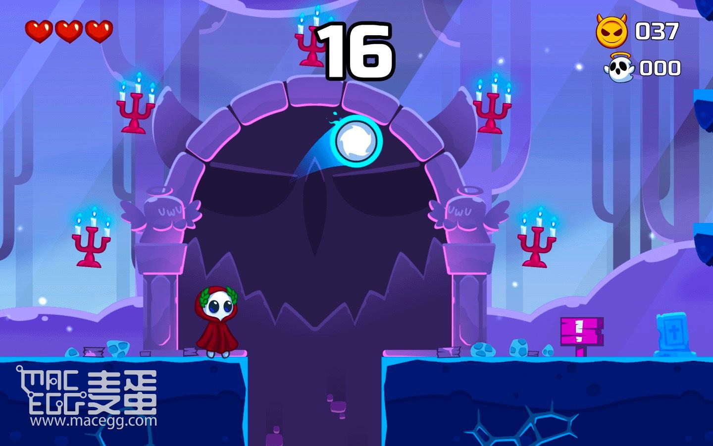 跳跃者乔恩 Jumper Jon for Mac v1.8 中文原生版 整个游戏只为寻找她？-4
