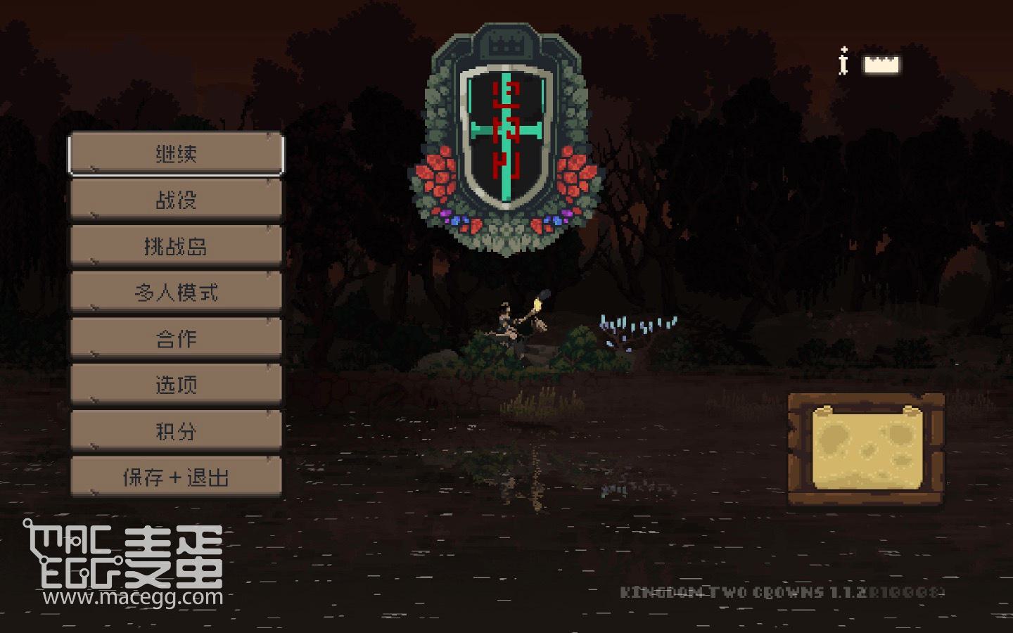 王国：两位君主 Kingdom Two Crowns for Mac v1.1.18 中文原生版附DLC-4