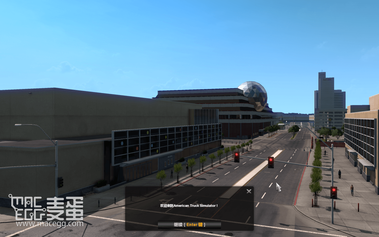 美国卡车模拟 American Truck Simulator for Mac v1.46.3.6s 中文原生版含DLC-5