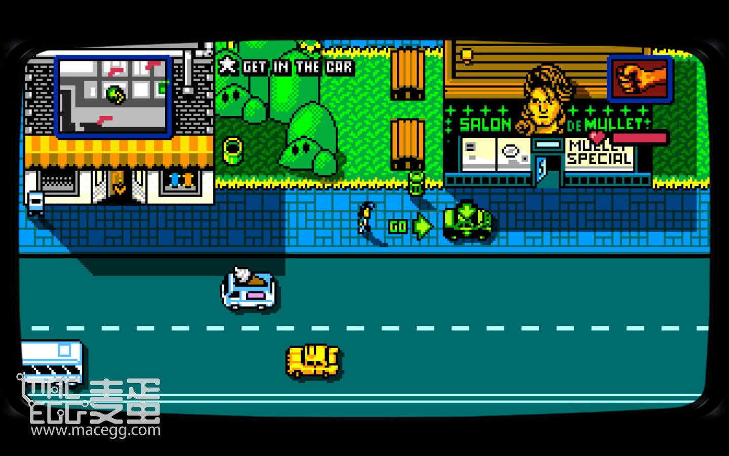 荒野老城DX Retro City Rampage DX for Mac v2.00 DX+ 英文原生版-2