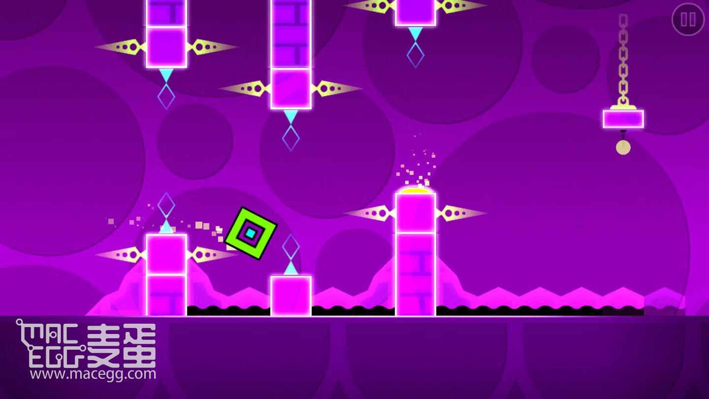 图片[3]-几何冲刺 Geometry Dash for Mac v2.2英文原生版 音乐跳跃跑酷游戏-麦蛋MacEgg-Mac软件-Mac游戏-电子书-免费下载